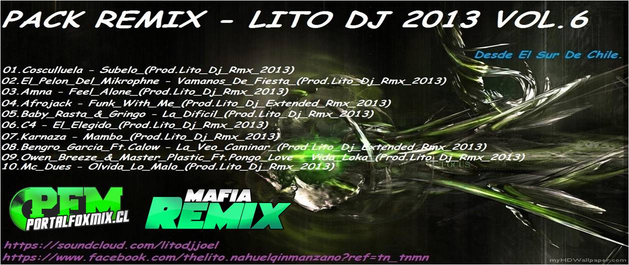 PACK REMIX – LITO DJ 2013 VOL.6