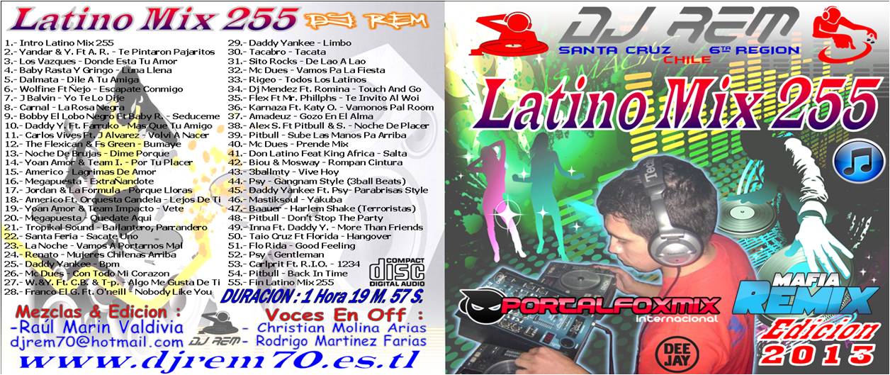 Mix Bailable «Latino Mix 255» Dj Rem