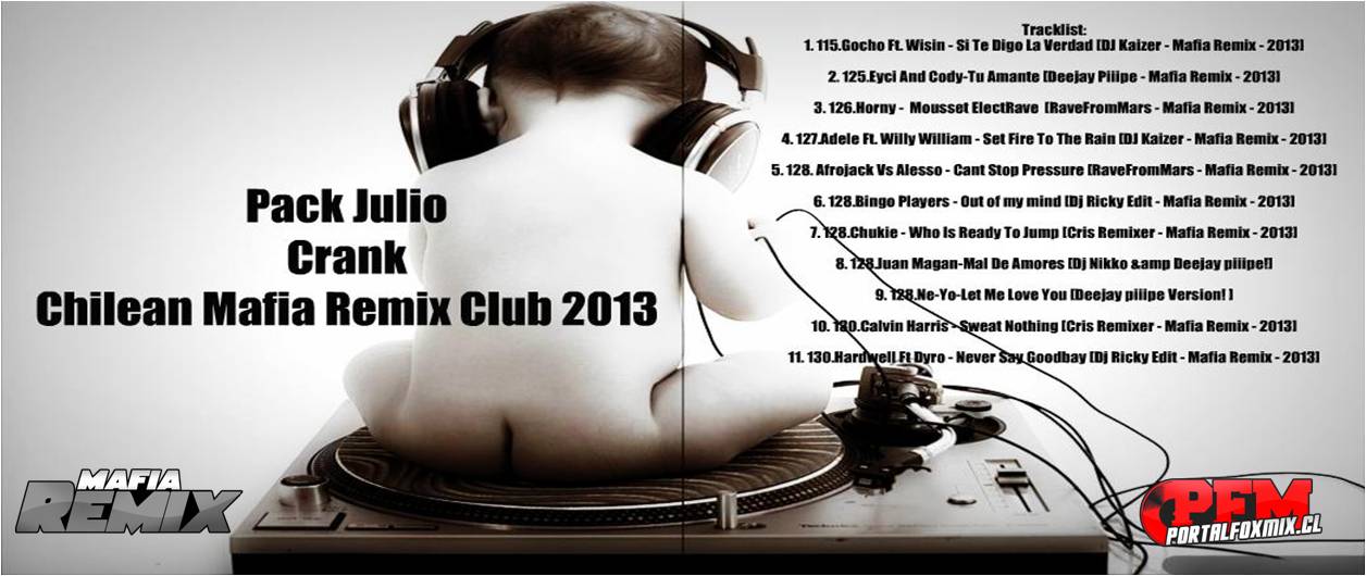 Pack Julio Crank Chilean Mafia Remix Club 2013 (11 Track)