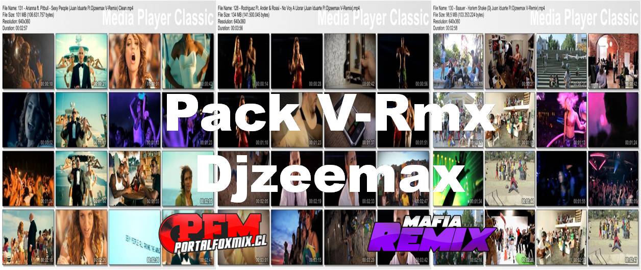 Pack V-Rmx Djzeemax (3 V-Rmx Clean)