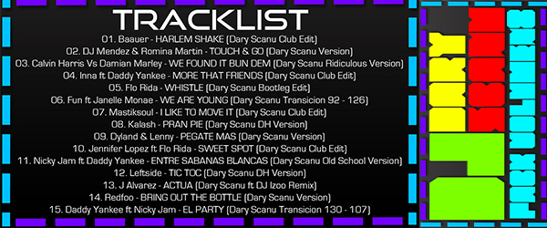 Pack DJ Dary Scanu Vol. 8 (15 Remix Hits 2013)