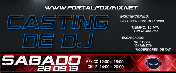YA INICIO EL CASTING EN  PORTALFOXMIX.NET