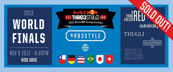 RED BULL THRE3STYLE – WORLD FINAL 2013 (Dj Byte Chile)