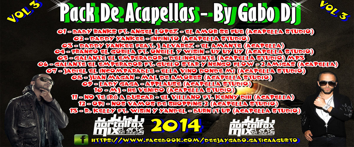 Pack Acapellas vol 3 (by dj gabo)