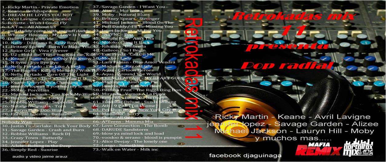 Retrokadas mix 11 pop radial oficcial mix