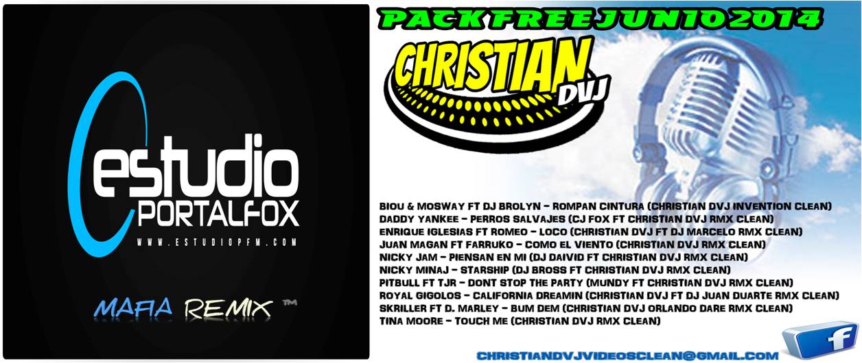 PACK FREE JUNIO 2014 CHRISTIAN DVJ