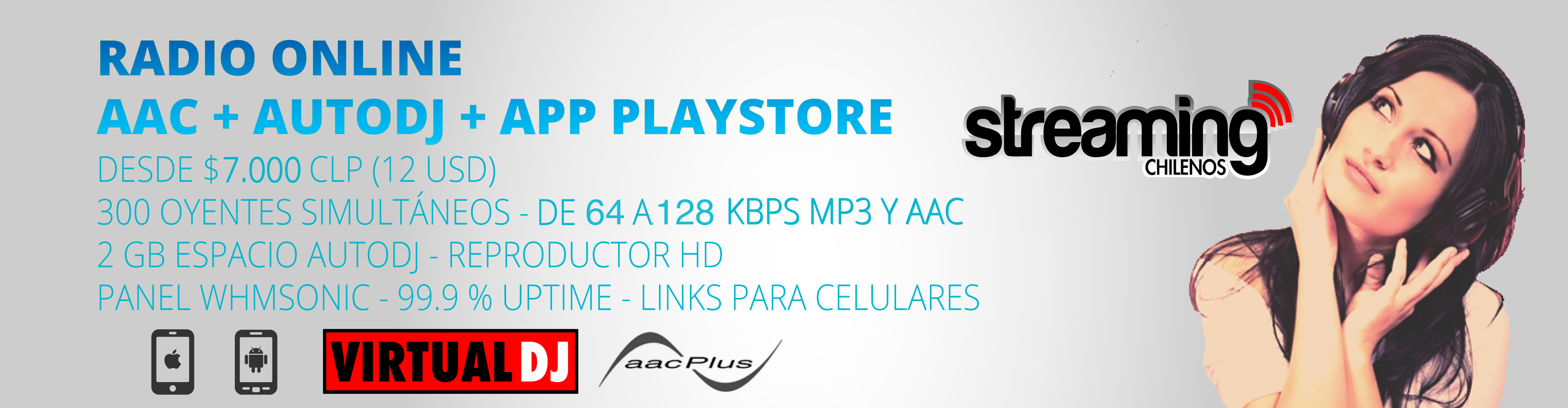 Necesitas Streaming de Audio/Video ? Hosting para tu web de Calidad?