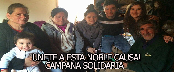 Campaña de Ayuda Solidaria para Don Carlos y familia