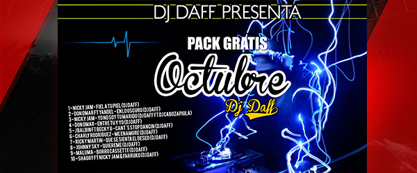 Pack Gratis Octubre 2015 by Dj Daff