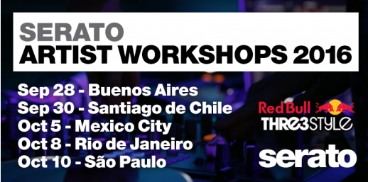 Serato Dj Tour Latin America 2016