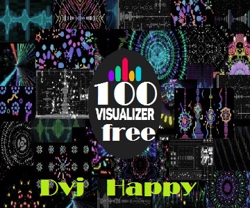 100 visuales free by dvj happy