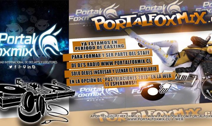 Postulaciones Abiertas Radio Portalfoxmix !!!