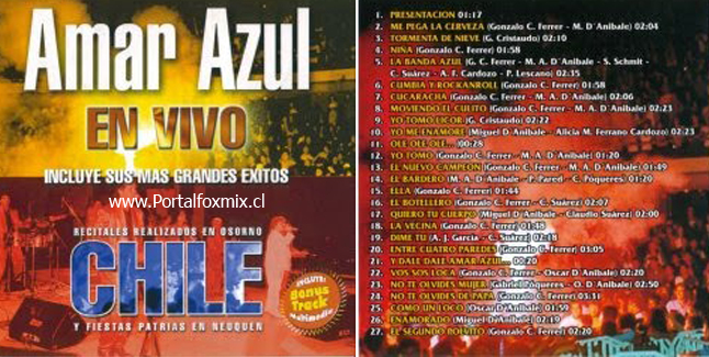 Amar Azul – En Vivo en Chile!