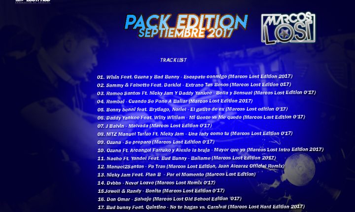 PACK EDITION MARCOS LOST SEPTIEMBRE 2017