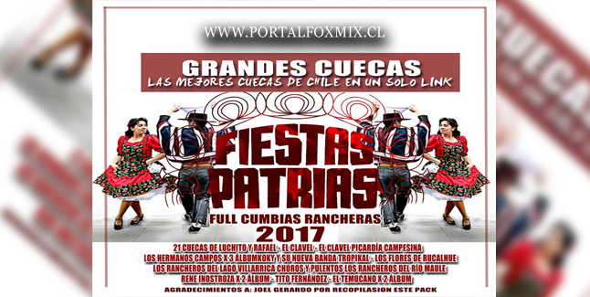 Las mejores cuecas de chile en un solo link😱💃  (Full Cumbias Rancheras 2017)