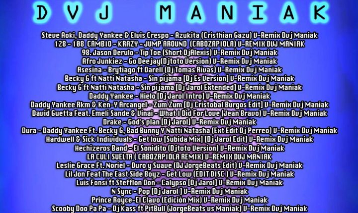 Pack V-Remix Dvj Maniak