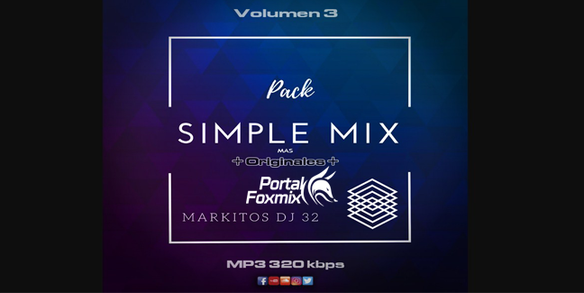 Pack Simple Mix 3 – Markitos Dj 32
