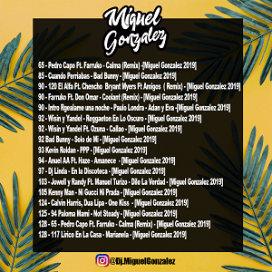 pack +Mix Verano 2019 – Dj Miguel Gonzalez