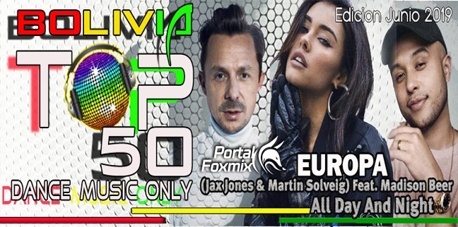 BoliviaTop50DanceMusicOnly #ClubDancePopRemixes Edicion Junio 2019 By KoyoteDj