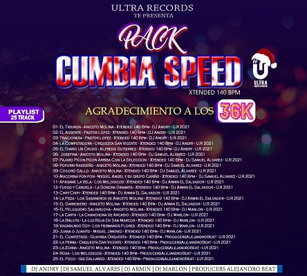 Pack Cumbia Speed – Extended
