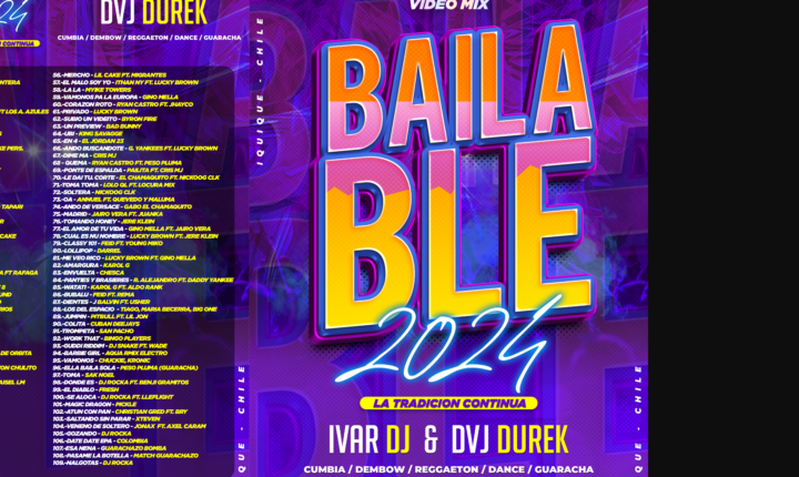 DVD Bailable 2024 by Dvj Durek (Video & Audio Hits)