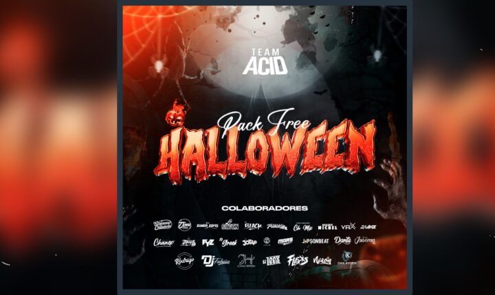 Pack Team Acid Halloween 2024: Remixes Exclusivos de Hits Urbanos y Latinos para DJs (49 Audio Remix Hits)