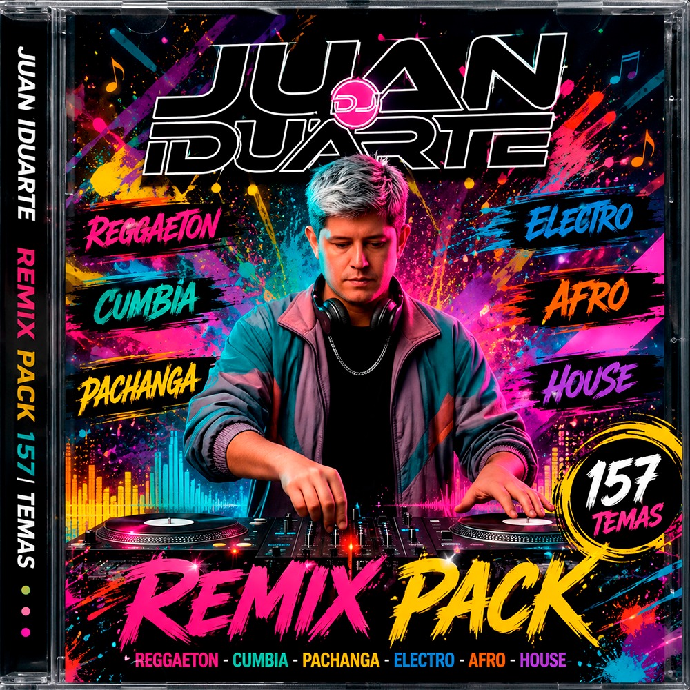 Mega Pack Gratis DJ Juan Iduarte con 157 Remix Audio Hits Mega Pack Gratis DJ Juan Iduarte con 157 Remix Audio Hits
