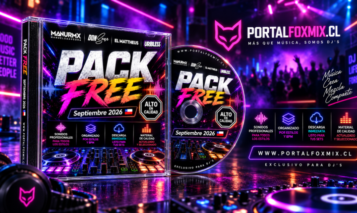Pack Free Septiembre 2026 para DJs: Remixes y Edits de Uribless, Mattheus, Don Bear y ManurMX